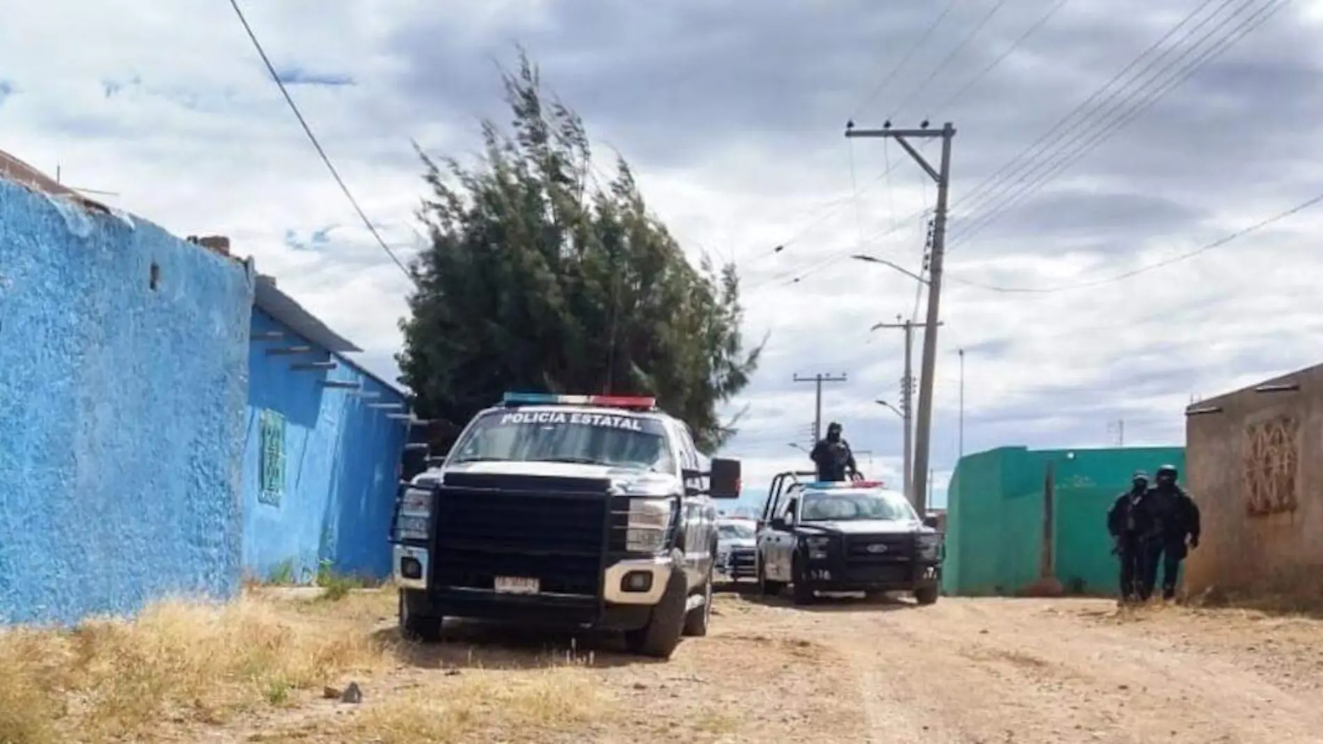 Elementos de la Policía Estatal en recorridos de vigilancia